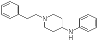 4-苯基氨基-1-苯乙基哌啶分子结构 (CAS 21409-26-7)