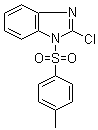 2-Chloro-1-[(4-methylphenyl)sulfonyl]-1H-benzimidazole molecular structure (CAS 214147-57-6)