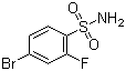4-溴-2-氟苯磺酰胺分子结构 (CAS 214210-30-7)