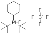 Di-tert-butyl(cyclohexyl)phosphonium tetrafluoroborate molecular structure (CAS 2143022-27-7)