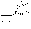 吡咯-3-硼酸频哪醇酯分子结构 (CAS 214360-77-7)
