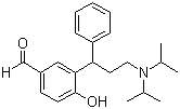 3-[3-[双(1-甲基乙基)氨基]-1-苯基丙基]-4-羟基苯甲醛分子结构 (CAS 214601-15-7)