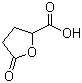 (R)-5-氧代四氢-2-呋喃甲酸分子结构 (CAS 21461-84-7)