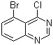 4-氯-5-溴喹唑啉分子结构 (CAS 2148-38-1)
