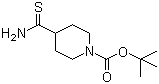 4-氨基硫代羰基四氢吡啶-1(2H)-甲酸叔丁酯分子结构 (CAS 214834-18-1)