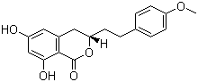 仙鹤草内酯分子结构 (CAS 21499-24-1)