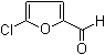 5-氯-2-呋喃甲醛分子结构 (CAS 21508-19-0)
