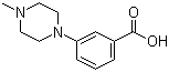 3-(4-甲基-1-哌嗪)苯甲酸分子结构 (CAS 215309-01-6)