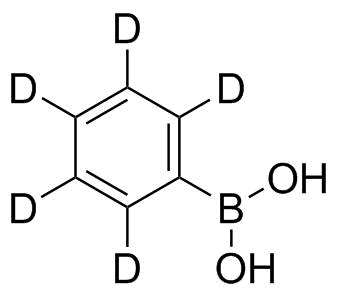 B-(苯基-2,3,4,5,6-d5)硼酸分子结构 (CAS 215527-70-1)