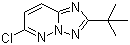 6-氯-2-(1,1-二甲基乙基)-[1,2,4]三唑并[1,5-b]哒嗪分子结构 (CAS 215530-59-9)