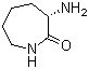 (S)-3-氨基-2-氮杂环庚烷酮分子结构 (CAS 21568-87-6)