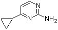 4-环丙基嘧啶-2-胺分子结构 (CAS 21573-15-9)