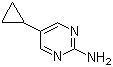 5-环丙基-2-嘧啶胺分子结构 (CAS 21573-16-0)