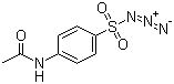 4-乙酰氨基苯磺酰叠氮分子结构 (CAS 2158-14-7)