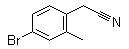 4-溴-2-甲基苯乙腈分子结构 (CAS 215800-05-8)