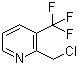 2-(氯甲基)-3-三氟甲基吡啶分子结构 (CAS 215867-86-0)