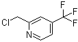 2-(氯甲基)-4-(三氟甲基)吡啶分子结构 (CAS 215867-87-1)