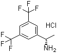 (S)-1-[3,5-Bis(trifluoromethyl)phenyl]ethylamine hydrochloride molecular structure (CAS 216002-19-6)