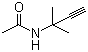 3-乙酰氨基-3-甲基-1-丁炔分子结构 (CAS 21604-47-7)