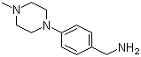 结构式 CAS# 216144-45-5, 4-(4-甲基-1-哌嗪)苄胺
