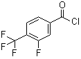3-氟-4-三氟甲基苯甲酰氯分子结构 (CAS 216144-68-2)