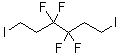 结构式 CAS# 2163-06-6, 1,6-二碘-3,3,4,4-四氟己烷