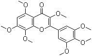 3',4',5',3,5,7,8-七甲氧基黄酮分子结构 (CAS 21634-52-6)