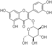 异槲皮苷分子结构 (CAS 21637-25-2)