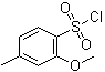 2-Methoxy-4-methylbenzenesulfonyl chloride molecular structure (CAS 216394-11-5)