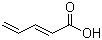 结构式 CAS# 21651-12-7, (E)-2,4-戊二烯酸