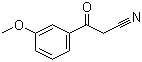 3-甲氧基苯甲酰基乙腈分子结构 (CAS 21667-60-7)