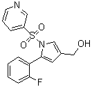 5-(2-Fluorophenyl)-1-(3-pyridinylsulfonyl)-1H-pyrrole-3-methanol molecular structure (CAS 2169271-28-5)