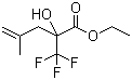 Ethyl 2-hydroxy-2-(trifluoromethyl)-4-methyl-4-pentenoate molecular structure (CAS 217195-91-0)