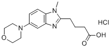 苯达莫司汀醚杂质(盐酸盐)分子结构 (CAS 2173004-95-8)