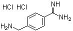 4-(氨基甲基)苯甲脒二盐酸盐分子结构 (CAS 217313-79-6)