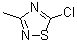 3-甲基-5-氯-1,2,4-噻二唑分子结构 (CAS 21734-85-0)
