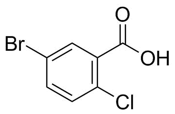 5-Bromo-2-chlorobenzoic acid  molecular structure (CAS 21739-92-4)