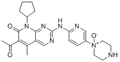 结构式 CAS# 2174002-29-8, 帕博西尼哌嗪N-氧化物