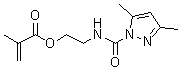 2-[(3,5-二甲基吡唑基)羰基氨基]乙基异丁烯酸酯分子结构 (CAS 217437-44-0)