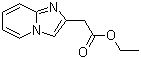 咪唑并[1,2-a]吡啶-2-乙酸乙酯分子结构 (CAS 21755-34-0)