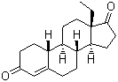 左旋乙基甾烯二酮分子结构 (CAS 21800-83-9)