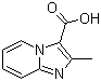 2-甲基咪唑并[1,2-a]吡啶-3-羧酸分子结构 (CAS 21801-79-6)