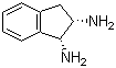 (1R,2S)-2,3-二氢-1H-茚-1,2-二胺分子结构 (CAS 218151-57-6)