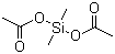 Diacetoxydimethylsilane molecular structure (CAS 2182-66-3)