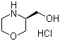 (S)-吗啉-3-基甲醇盐酸盐分子结构 (CAS 218594-79-7)