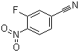 3-氟-4-硝基苯腈分子结构 (CAS 218632-01-0)
