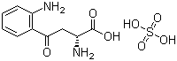 3-氨基苯甲酰-D-丙氨酸硫酸盐分子结构 (CAS 21881-27-6)