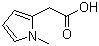 1-甲基吡咯-2-乙酸分子结构 (CAS 21898-59-9)