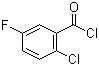 2-氯-5-氟苯甲酰氯分子结构 (CAS 21900-51-6)