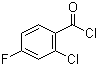 2-氯-4-氟苯甲酰氯分子结构 (CAS 21900-54-9)